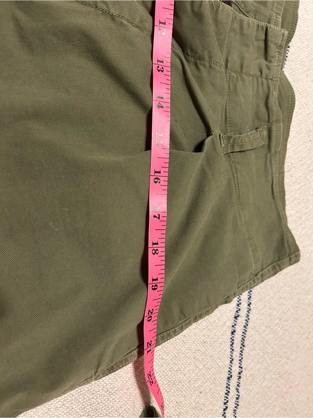 Nili Lotan NI Issue 2609988 Wide Leg Crop Army Green Pants SIZE 6 - Picture 7 of 9